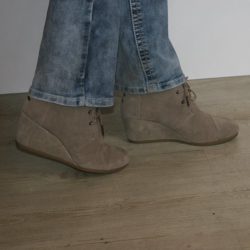 Toms Wedge Heel Booties